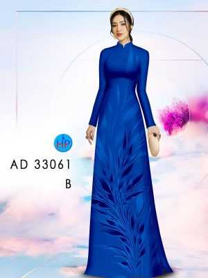 Vải Áo Dài Hoa In 3D AD 33061 22